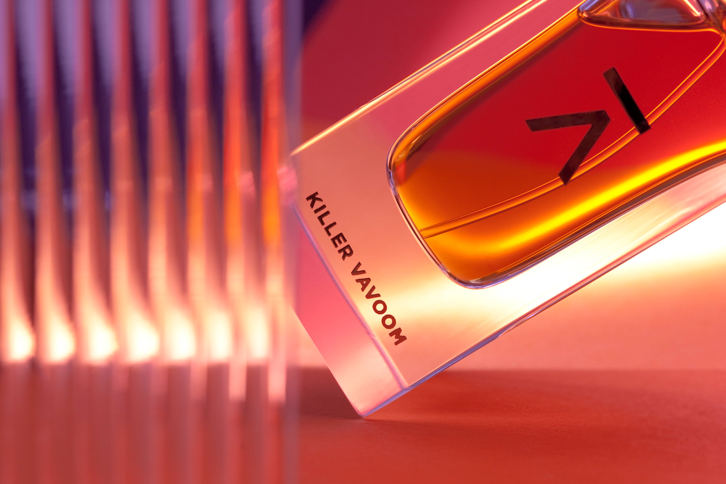 Azman perfumes has cerated Killer Vavoom perfume in collaboration with Miguel Matos fragrantica famous writer and independent nose. This perfume has chocolate, Osmanthus and iris. Killer Vavoom Pack shot in multii color.