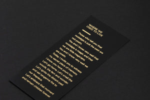 Azman perfumes has launched Where we used to live perfumes in collaboration with famous perfumer/nose Euan McCall He is famous for his own Jorum Studio fragrances as well as for senyoko and neandertal perfumes. Where we used to live is made of honeysuckle, magnolia, black current buds, vanilla, rose, saffron, oud from assam etc. Where we used to live perfume poetry card in black background studio photography..
